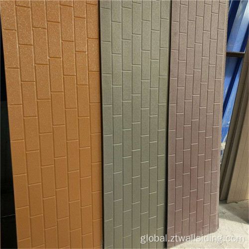 Insulated Wall Siding Panels Pu Foam Insulated Decorative Exterior Wall Panels Supplier